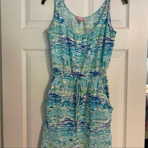 Lilly Pulitzer beach coverup with pockets
